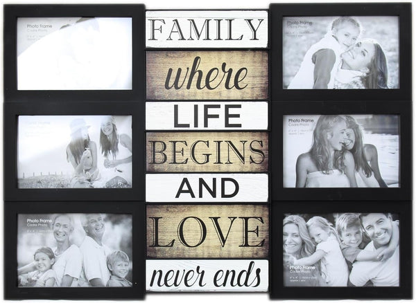 Zinsom Multi-Photo Family & Love Picture Frame