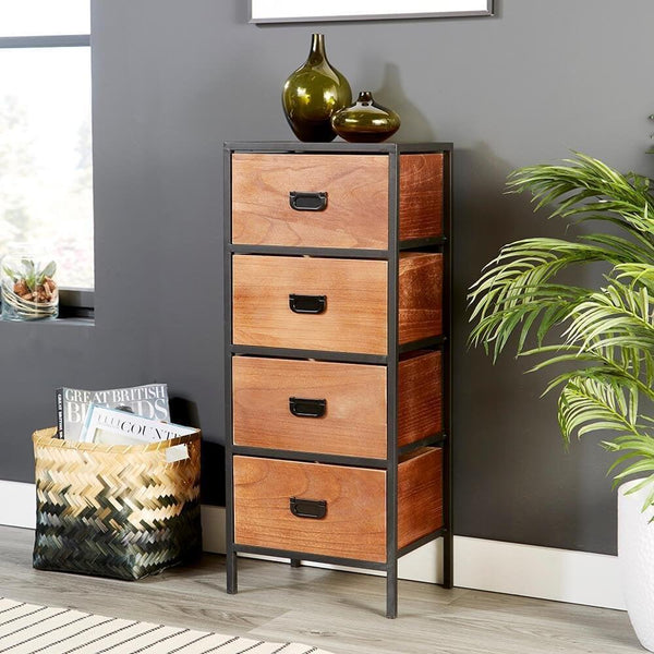 Cayman Narrow Chest 4 Drawer