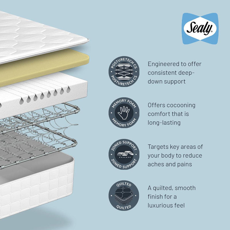 Sealy Advantage Broadway Memory Mattress in 4 sizes