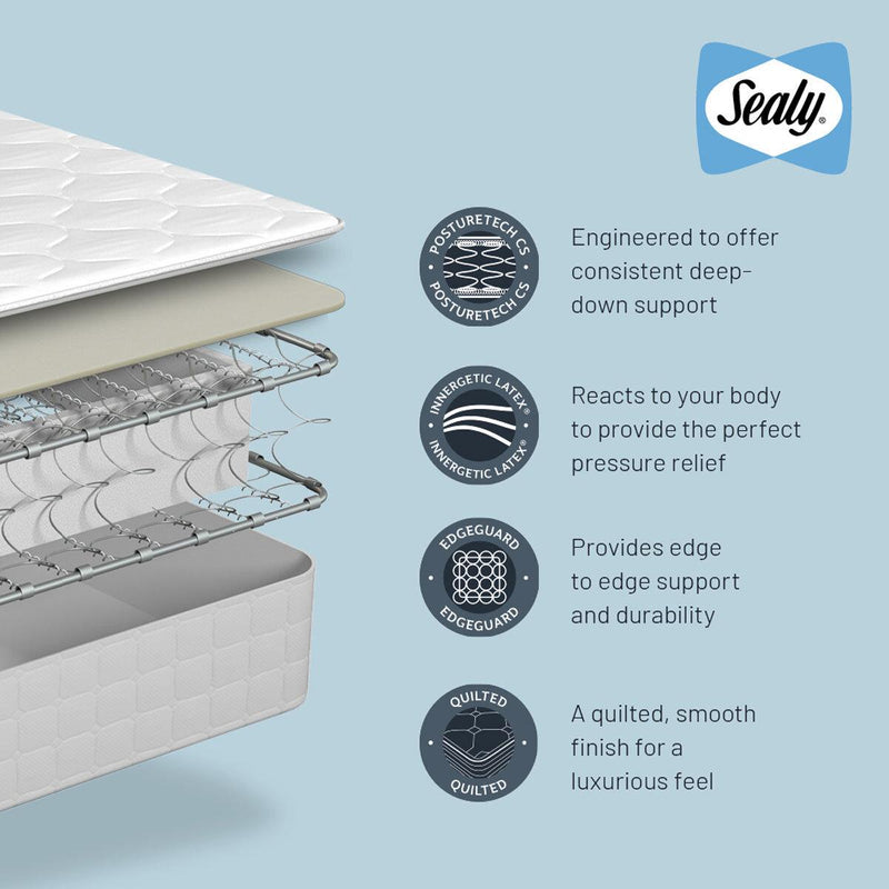 Sealy Advantage Esher Latex Mattress in 4 Sizes