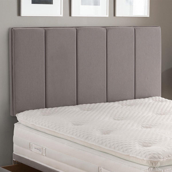 Silentnight Brescia Grey Fabric Headboard in 4 Sizes