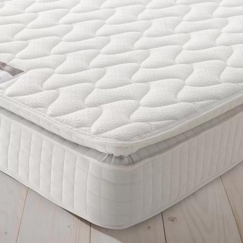 Silentnight Eco Comfort 800 Pillowtop Mattress and Slate Grey Divan in 5 Sizes