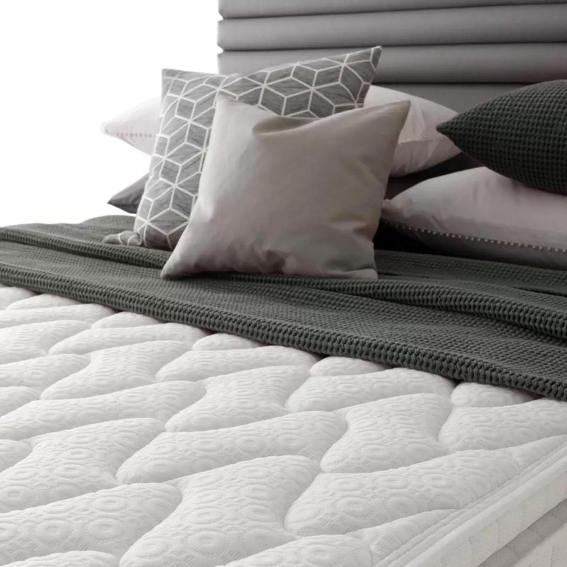 Silentnight Eco Comfort 800 Pillowtop Mattress and Slate Grey Divan in 5 Sizes