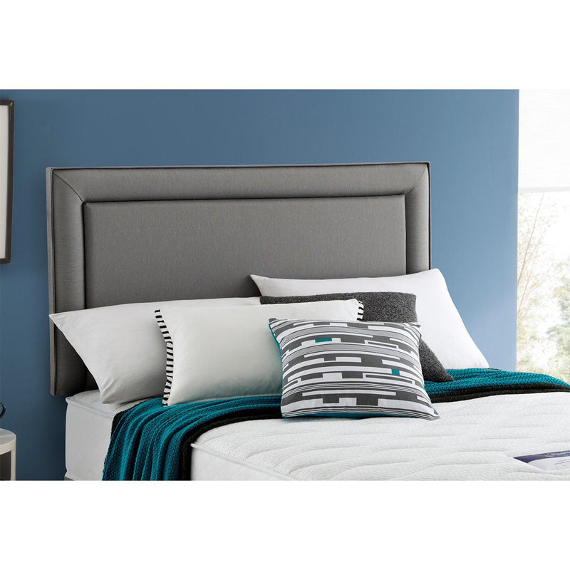 Silentnight Malvern Slate Grey Fabric Headboard in 4 Sizes