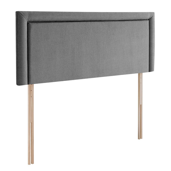 Silentnight Malvern Slate Grey Fabric Headboard in 4 Sizes