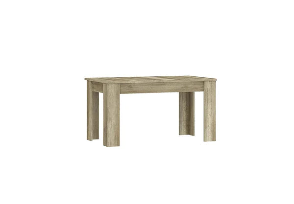 Luscanny Large Polished Wooden Extendable Dining Table 140cm - 180cm in 2 colours