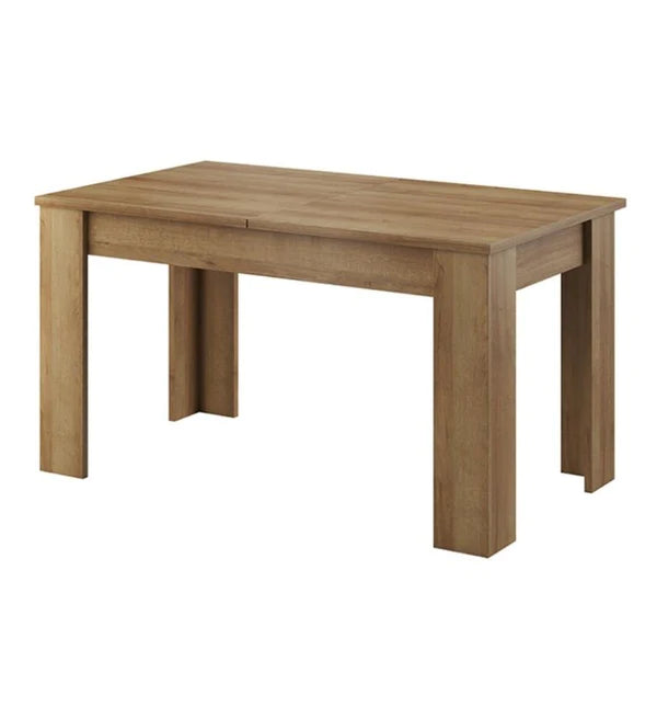 Luscanny Large Polished Wooden Extendable Dining Table 140cm - 180cm in 2 colours