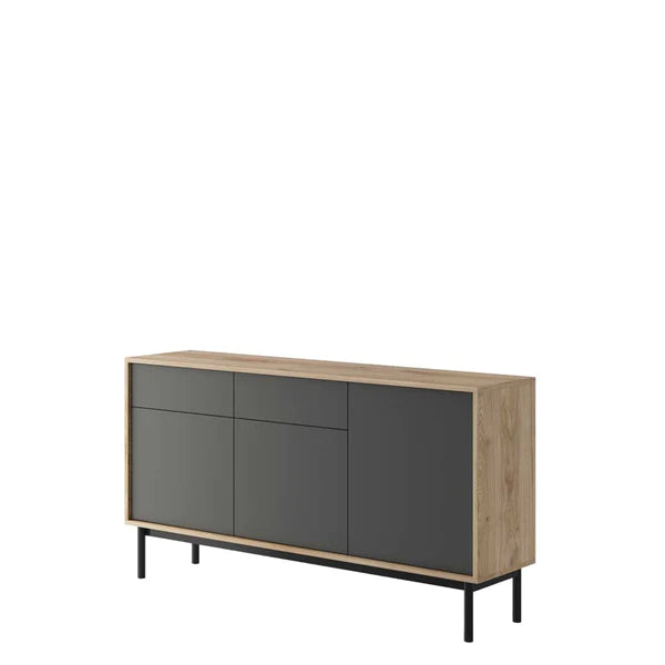 Luscanny La Fenzy Polished Wooden Sideboard Cabinet & TV Stand 154cm