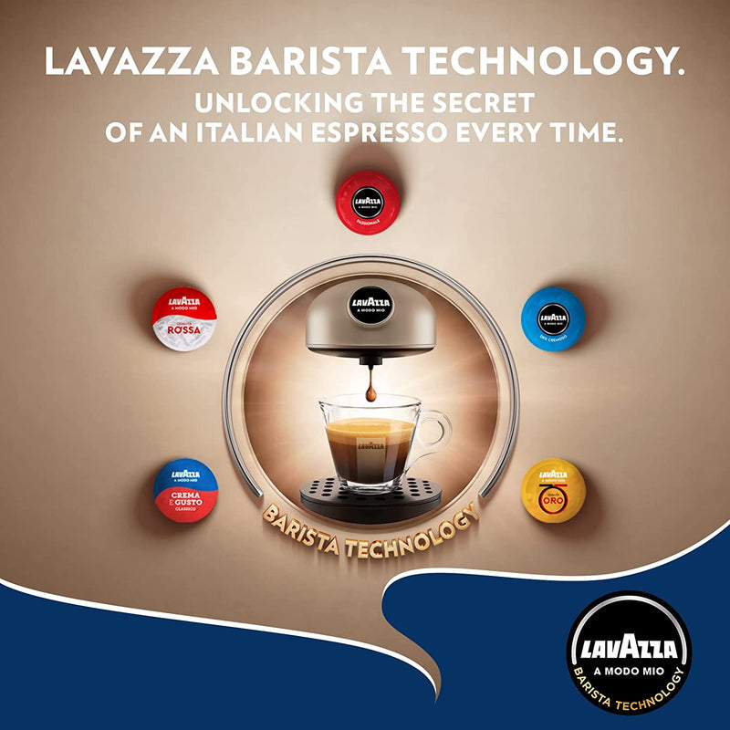 Lavazza, A Modo Mio Deséa Coffee Capsule Machine, Compatible with A Modo Mio Coffee Pods, Touch Interface,