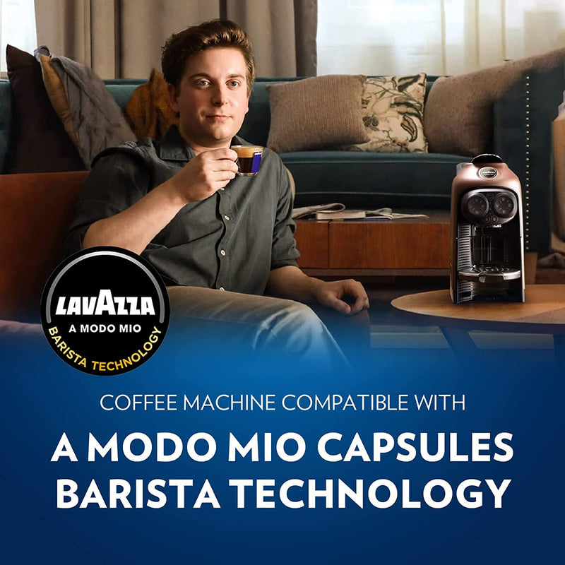 Lavazza, A Modo Mio Deséa Coffee Capsule Machine, Compatible with A Modo Mio Coffee Pods, Touch Interface,