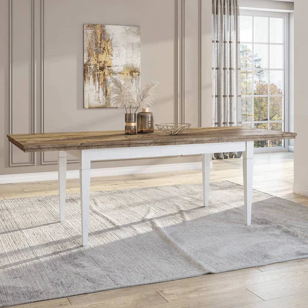 Luscanny contemporary 240cm Wooden Extendable Dining Table