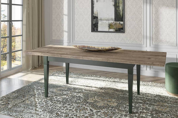 Luscanny contemporary 240cm Wooden Extendable Dining Table