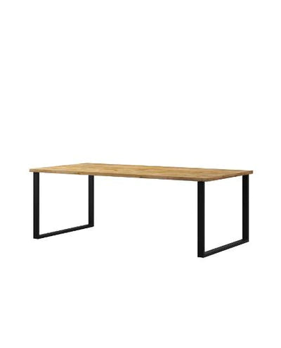 Luscanny Large 200cm Polished Wooden Extendable Dining Table