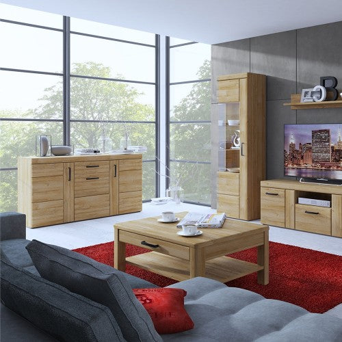 Luscanny Cortina 3 door 1 drawer sideboard in Grandson Oak